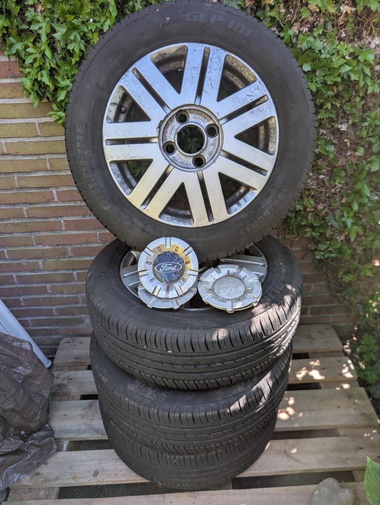 Goldline GLP 101 banden met velg 195/60 R15, Auto-onderdelen, Banden en Velgen, Ophalen, Gebruikt, 15 inch, Banden en Velgen