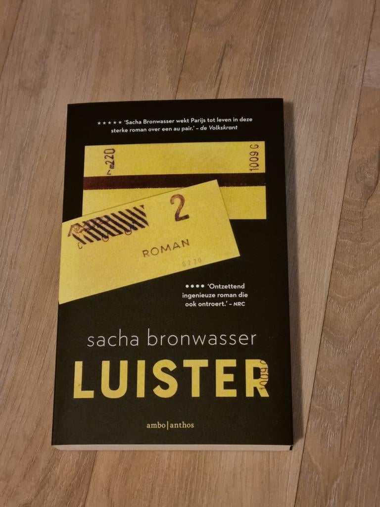 Luister - Sacha Bronwasser (Roman), Boeken, Romans, Ophalen of Verzenden, Nieuw, Sacha Bronwasser, Nederland