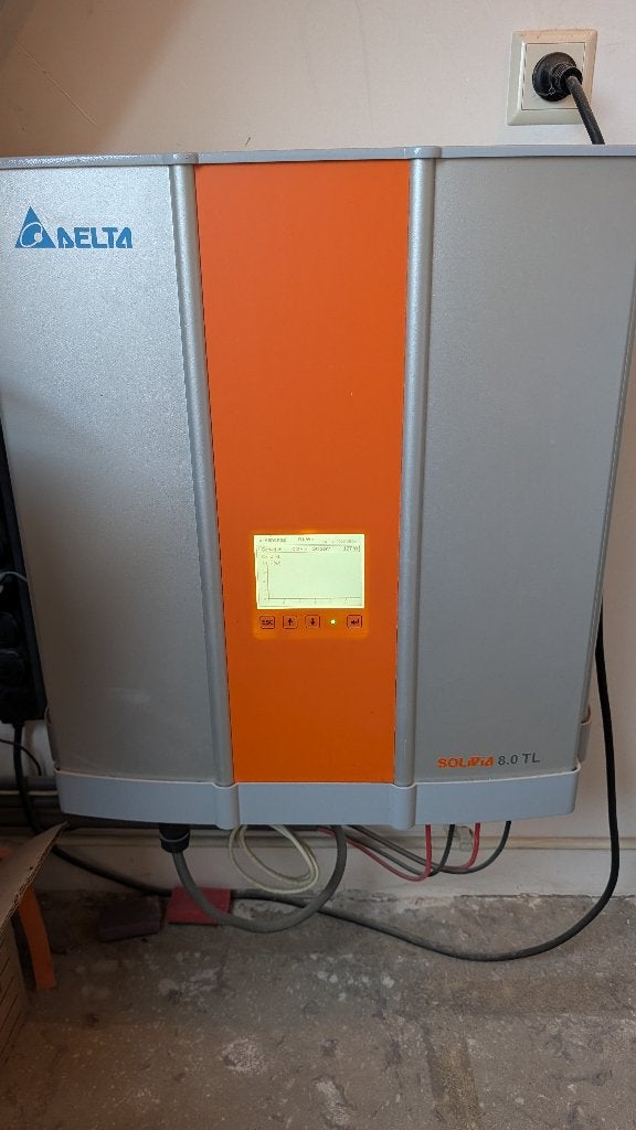 Omvormer - Delta Solivia 8.0 TL + netwerkwerk, Ophalen, Gebruikt, Overige typen, 200 wattpiek of meer