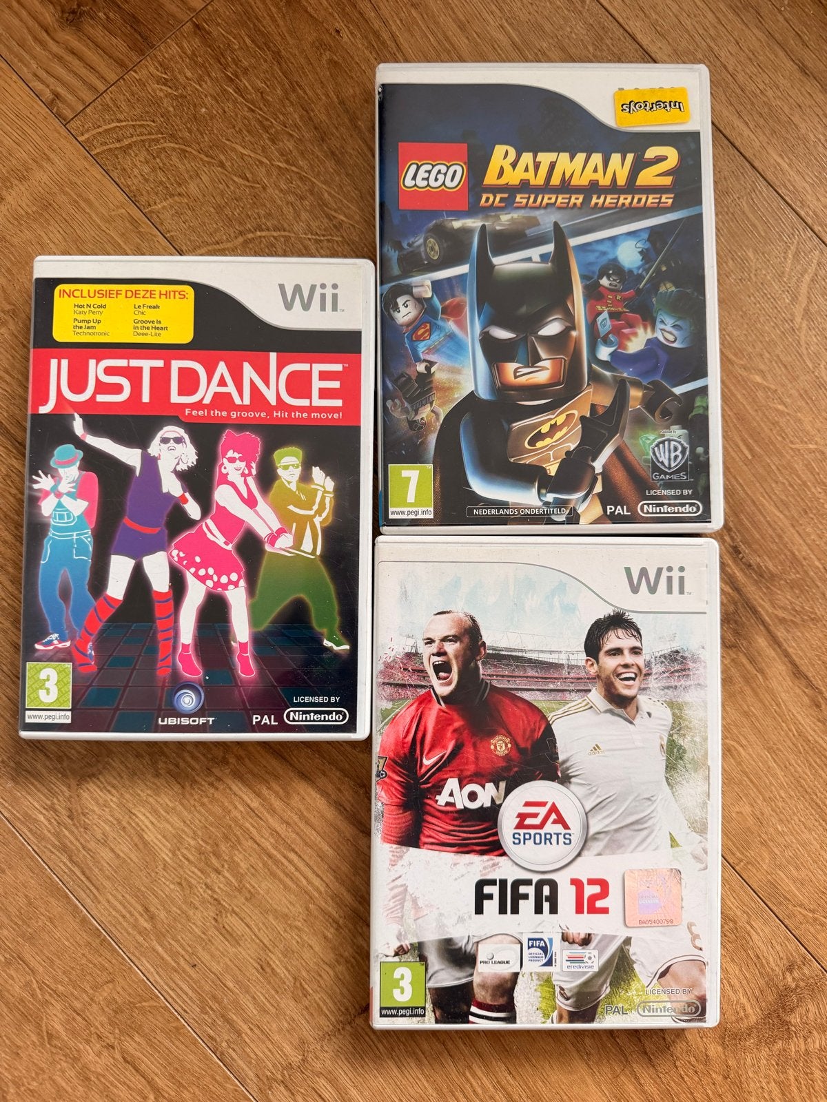 Wii Games: Just Dance, LEGO Batman 2, FIFA 12, Verzenden, Overige genres, Eén computer, Zo goed als nieuw