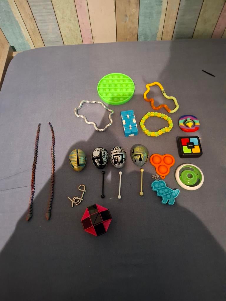 Grote collectie fidget toys / stress speelgoed, Ophalen, Gebruikt, Jongen of Meisje