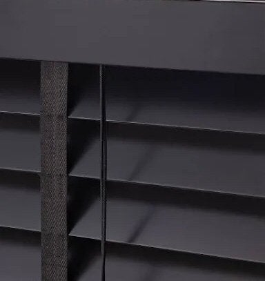 Pvc jaloezie, Ophalen of Verzenden, Nieuw, Zwart, Minder dan 100 cm