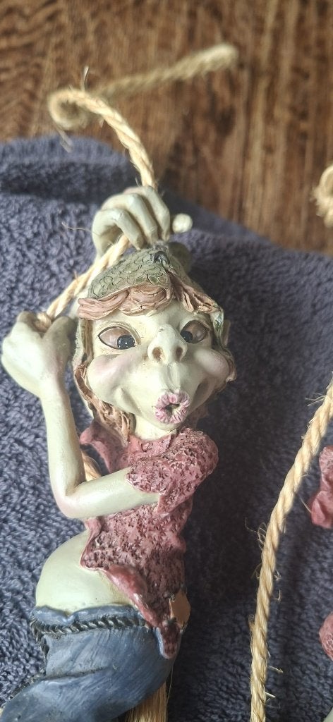 Hangend Pixie- stelletje, Beige, Overige stijlen, Ophalen of Verzenden, Zo goed als nieuw