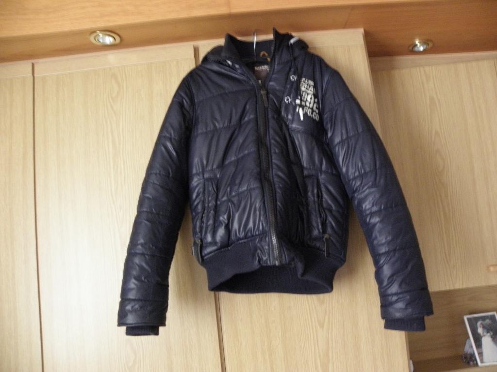 Warme blauw gevoerde winterjas jas CHASIN mt S = 164 zgan, Chasin, Blauw, Ophalen of Verzenden, Zo goed als nieuw