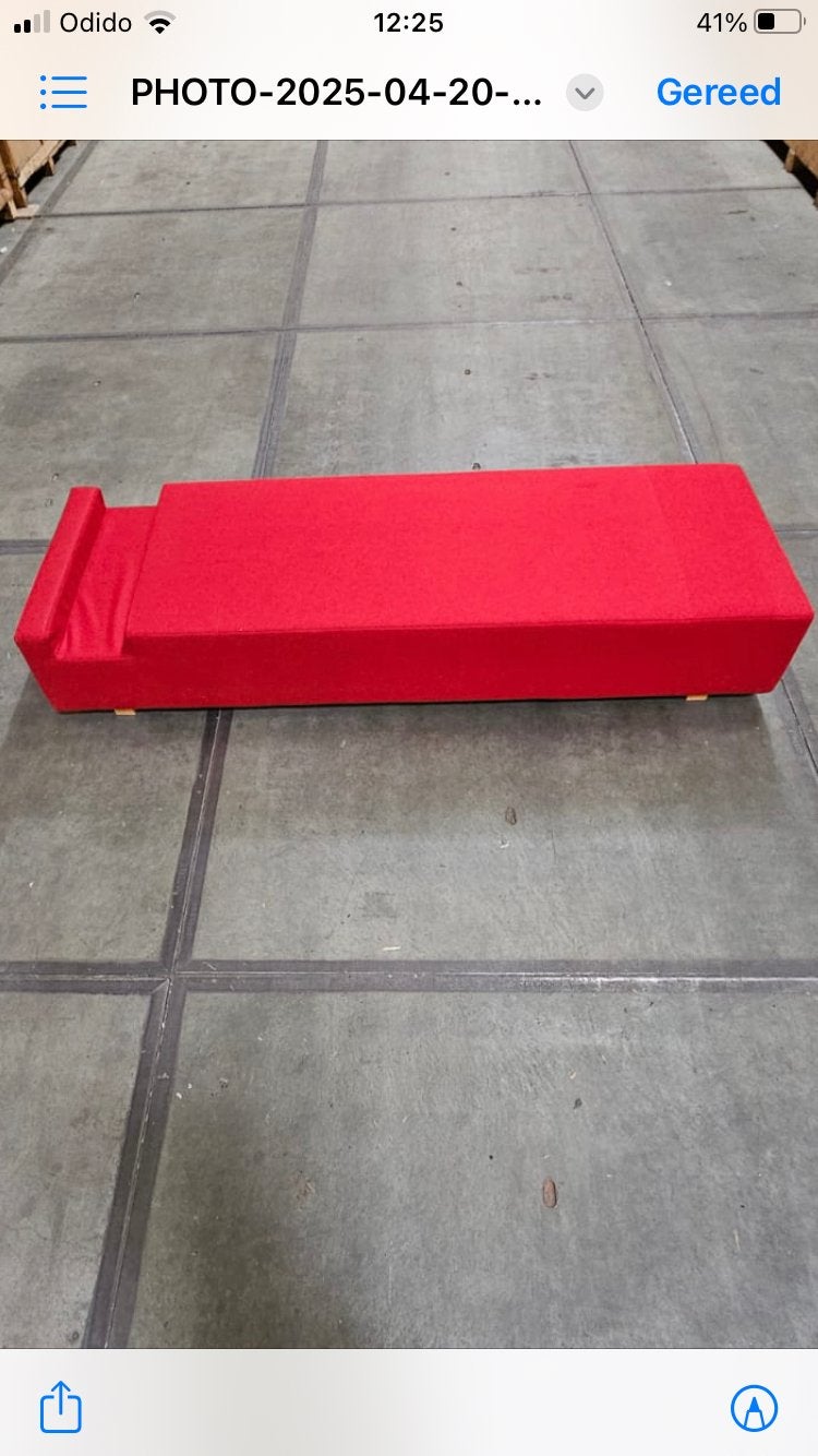 De Vorm Pod Sofa - Rood/Grijs Modulair Zitelement, Gebruikt, Tweepersoons, 75 tot 100 cm, Ophalen of Verzenden