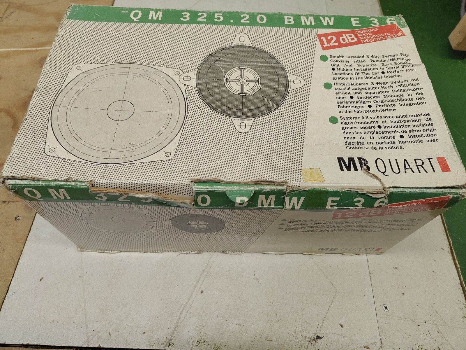 MB quart speakers BMW E36, Ophalen of Verzenden