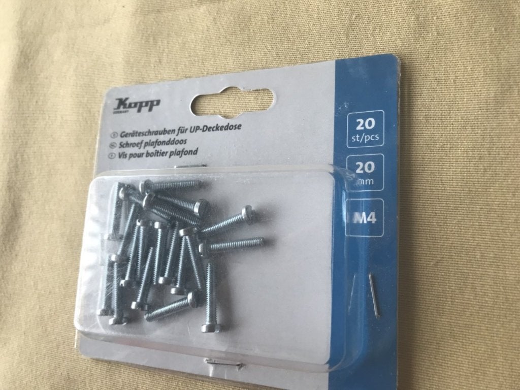 Kopp metaalschroeven + bolkop m4x20mm, Verzenden, Nieuw, Minder dan 50 mm, Bouten of Moeren