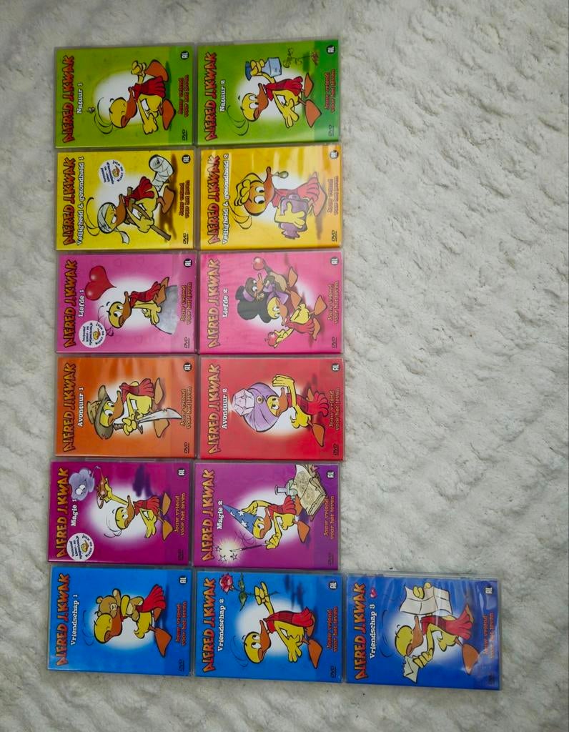 Alfred J. Kwak DVD serie, alle delen 1en2  Vriendschap 1,2,3, Cd's en Dvd's, Dvd's | Kinderen en Jeugd, Alle leeftijden, Ophalen of Verzenden