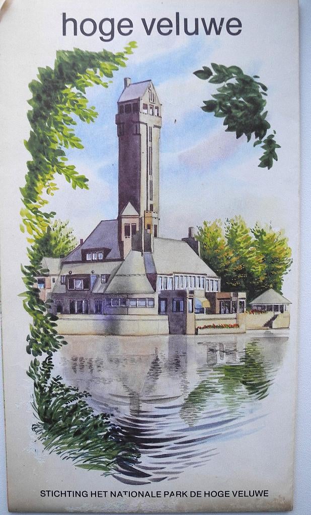Zoldervondst: Plattegrond Hoge Veluwe 1983, Gelezen, Overige typen, Ophalen of Verzenden, 1800 tot 2000