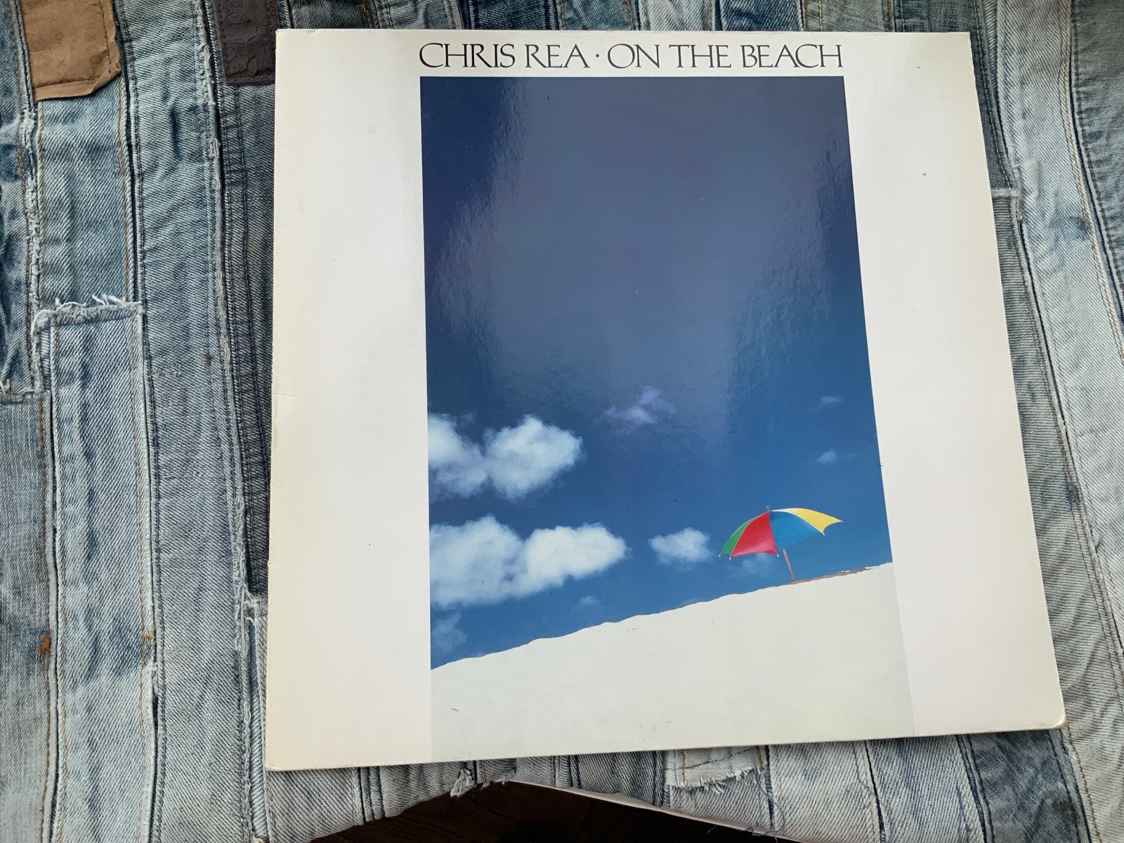 Chris Rea - On The Beach LP (1986), LP, Gebruikt, Pop, Originele persing