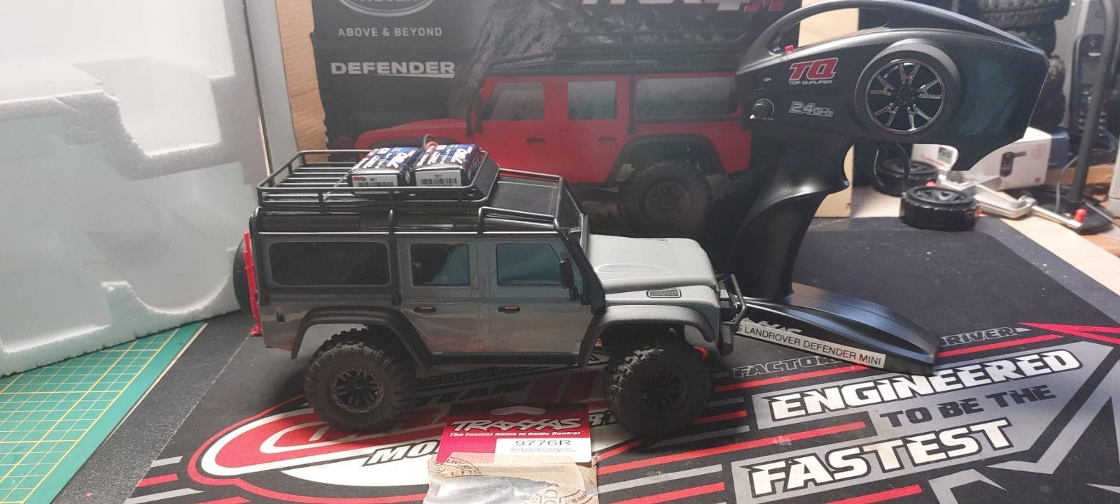 Traxxas Trx4m Defender, Hobby en Vrije tijd, Ophalen, Zo goed als nieuw, Overige schalen, Auto offroad