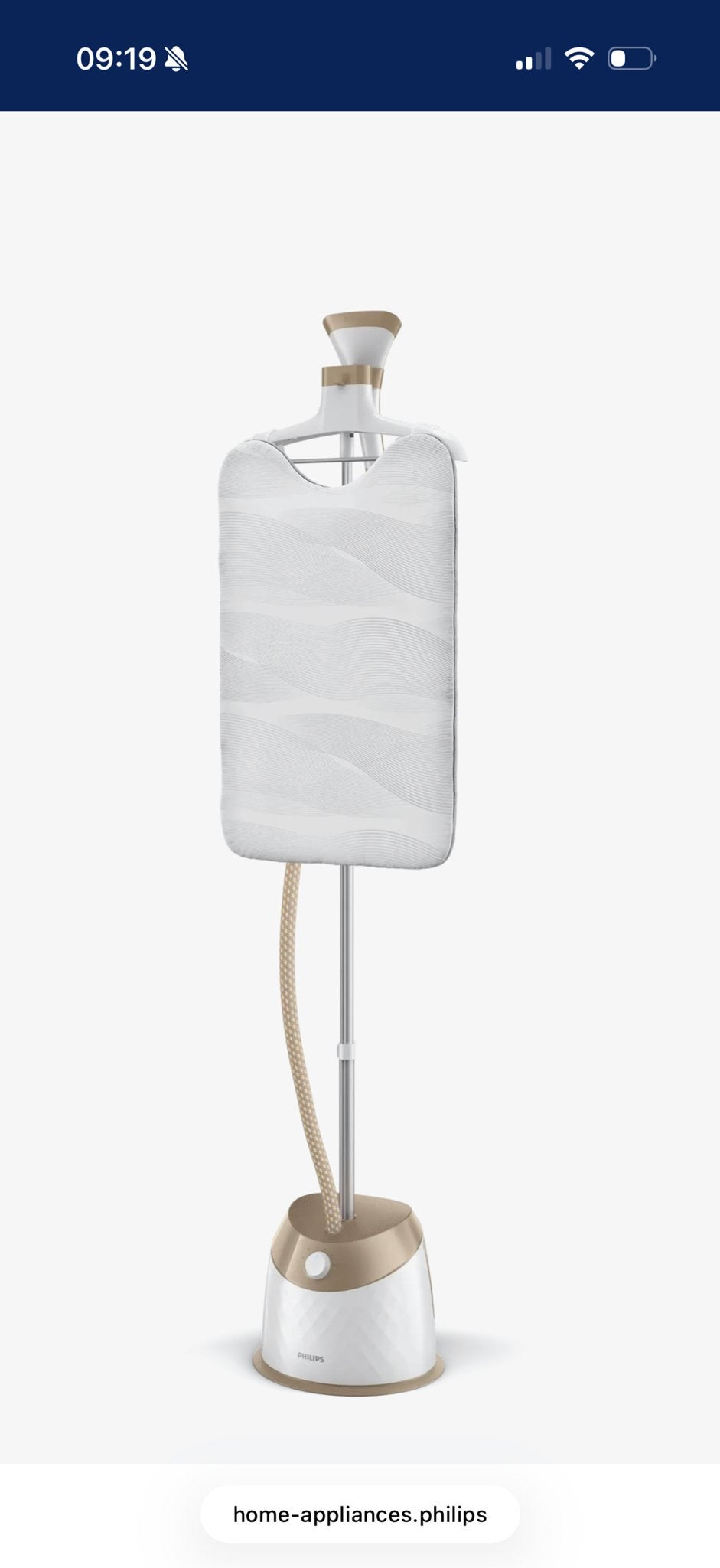 Philips EasyTouch Plus Kledingstomer - Zo goed als nieuw, Ophalen of Verzenden, Zo goed als nieuw, Strijkijzer met snoer