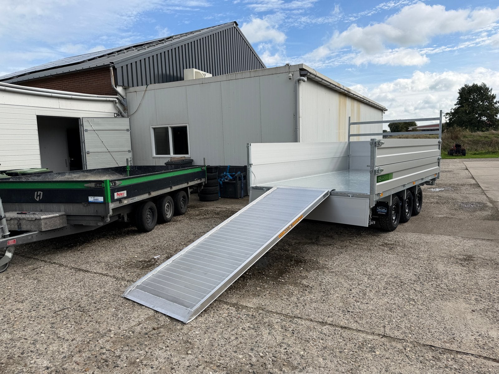 Oprijplaat vast aluminium 1000kg 3000 x 9500mm, Ophalen, Nieuw