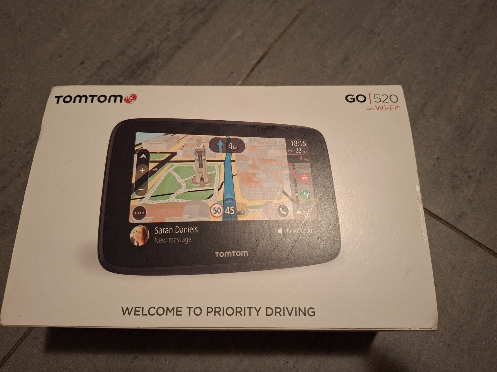 TomTom GO 520 GPS Navigatie WiFi Bluetooth Free World Maps, Auto diversen, Ophalen