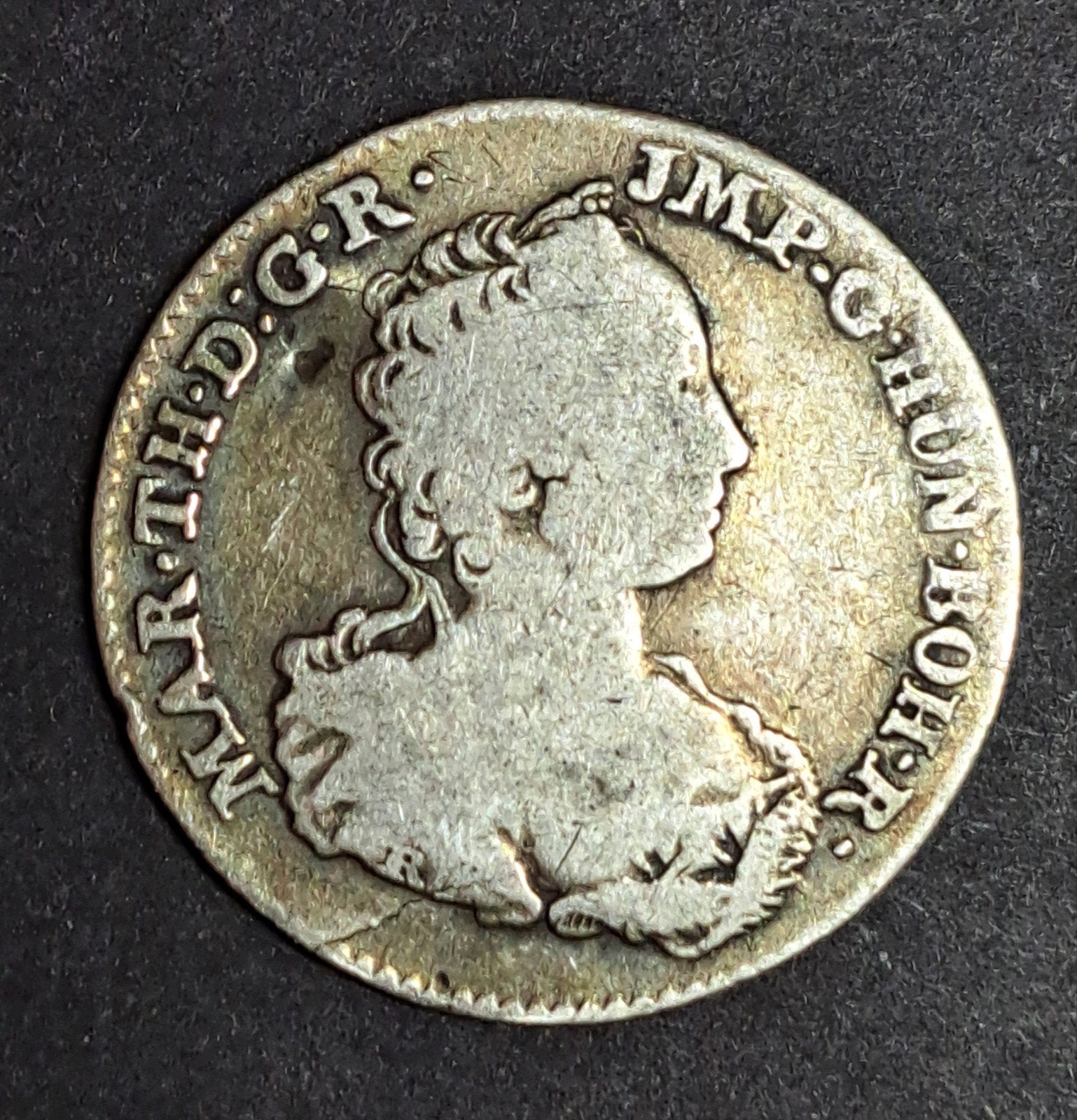 Oostenrijkse Nederlanden 1/8 dukaton 1751 Brussel, Postzegels en Munten, Munten | Nederland, Vóór koninkrijk, Verzenden, Zilver