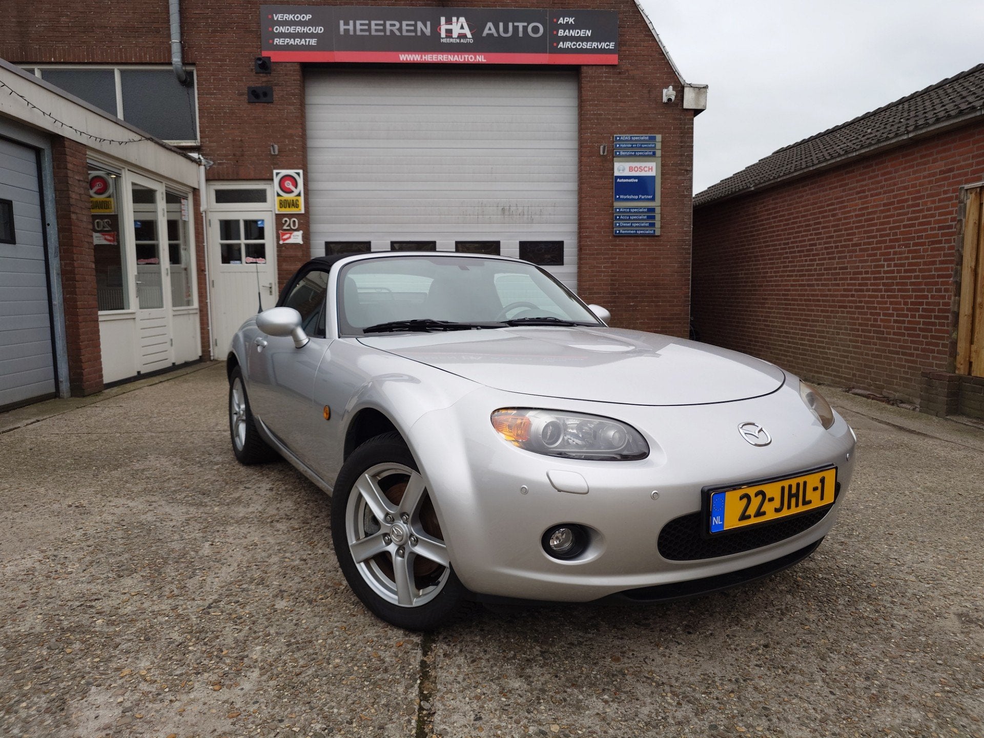 Mazda MX-5 1.8 Executive Dealer onderhouden, Airco, Stoelver, Auto's, Dealer onderhouden, Achterwielaandrijving, Gebruikt, Zwart