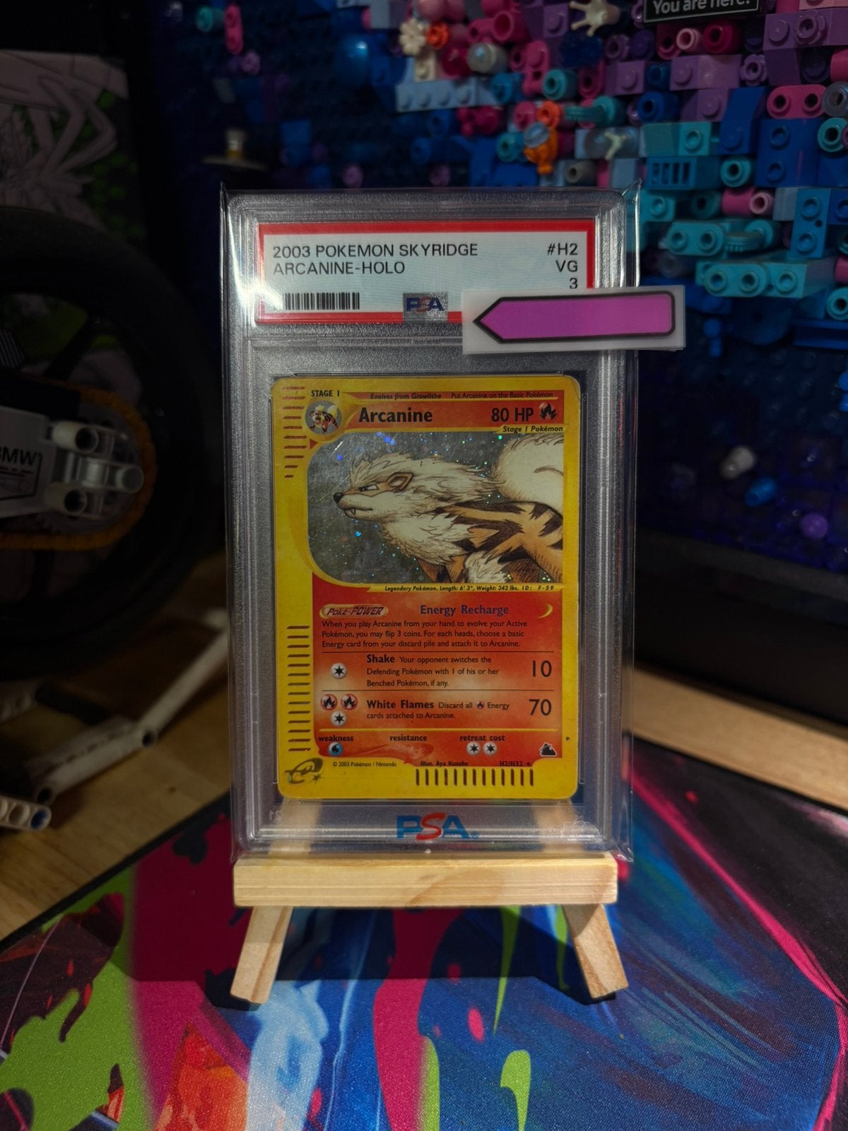 Arcanine H2/H32 (PSA 3) - Pokémon Skyridge, Ophalen of Verzenden, Nieuw, Losse kaart, Foil