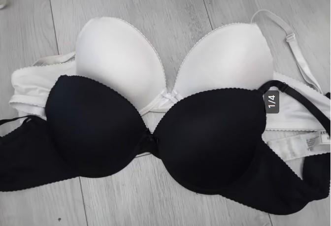 SETVOORDEEL! Zeeman; 2x padded beugel-BH; maat 85B, Zeeman, Verzenden, Wit, BH