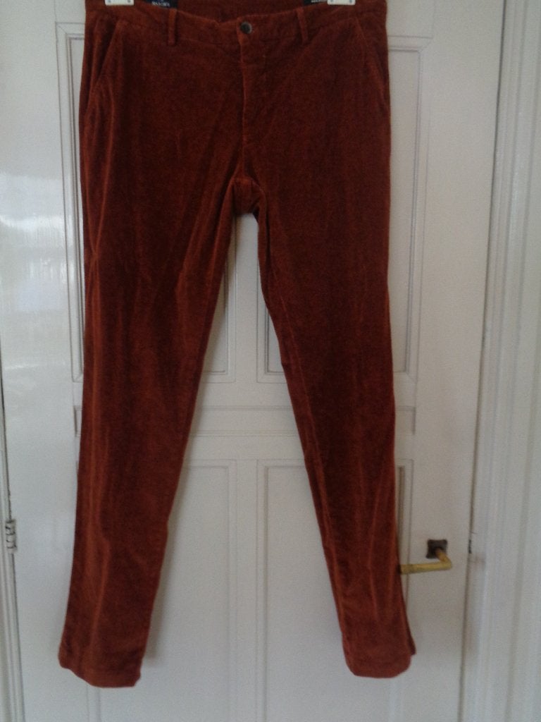 MASON'S velours broek:mt 52, Maat 52/54 (L), Bruin, Mason's, Ophalen of Verzenden