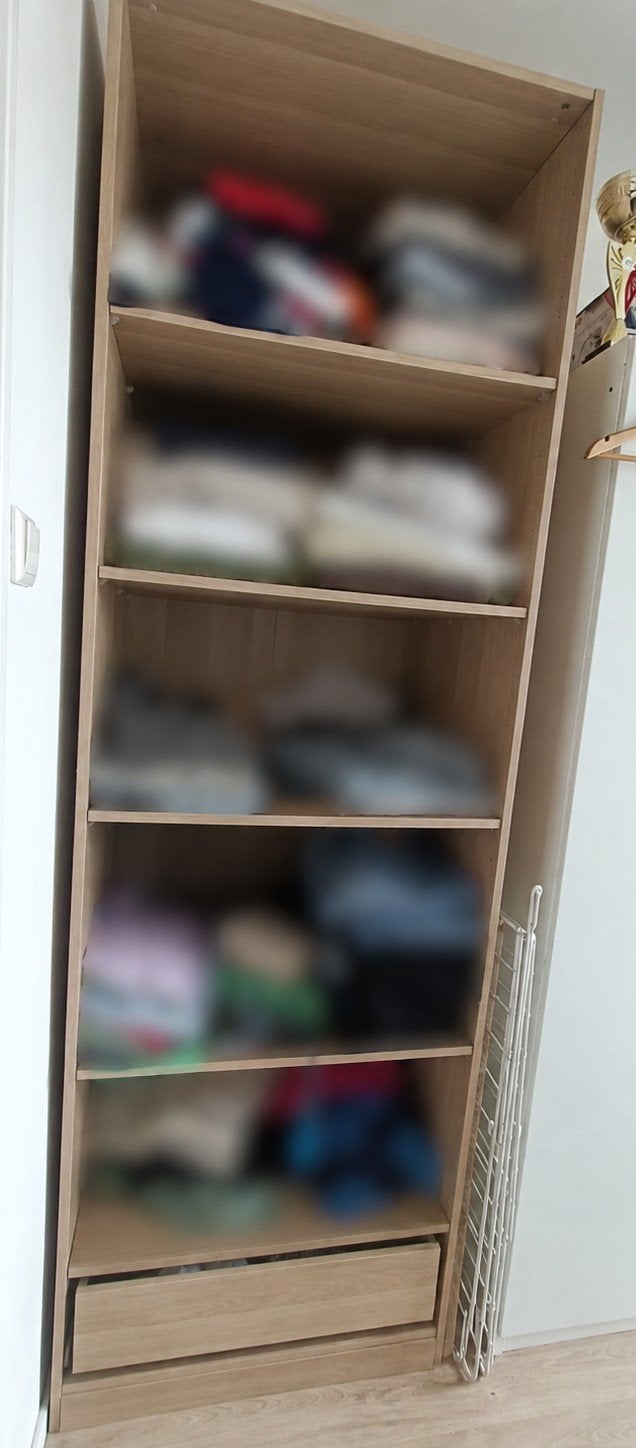 IKEA Pax kast - 75x60x230 cm met planken en lade, Ophalen, Met plank(en), Gebruikt, 200 cm of meer