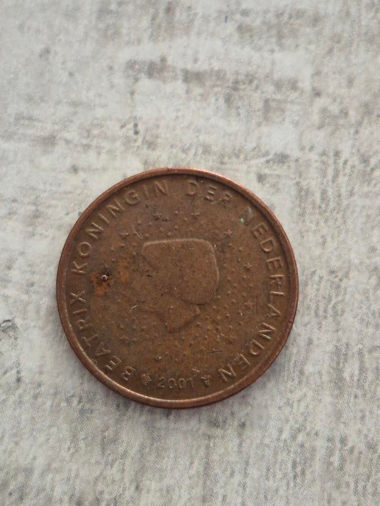 2 Cent munt Koningin Beatrix 2001, Postzegels en Munten, Munten | Nederland, Ophalen of Verzenden, Koningin Beatrix, Euro's, Losse munt