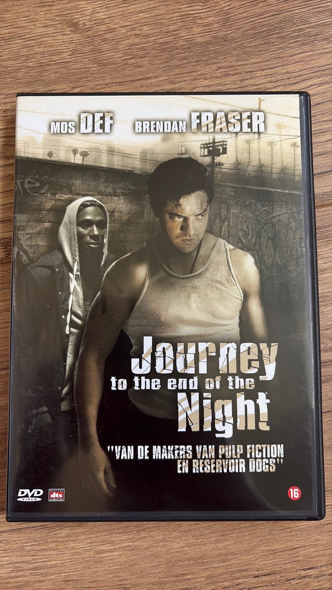 Journey to the End of the Night. Brendan Fraser en Mos Def., Vanaf 16 jaar, Ophalen of Verzenden, Zo goed als nieuw, Actiethriller