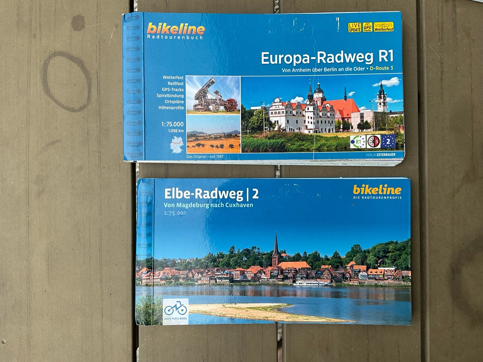 Europa-Radweg R1, Elbe-Radweg, Groene Weg, Canal du midi, Fiets- of Wandelgids, Europa, Ophalen of Verzenden, Gelezen