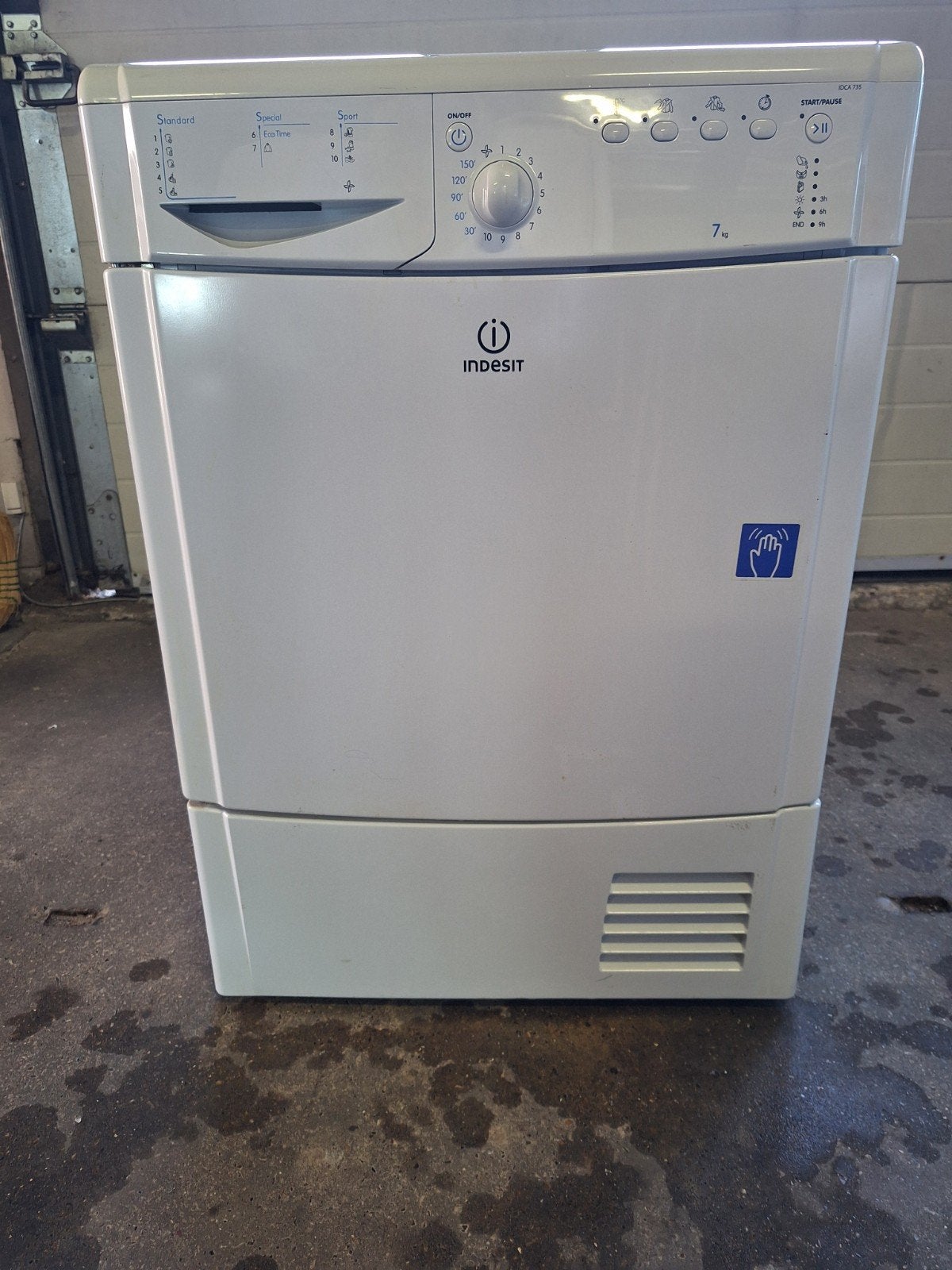 Indesit Condensdroger - Getest en gereinigd - Werkt 100%, Witgoed en Apparatuur, 6 tot 8 kg, Gebruikt, Onbekend, Ophalen of Verzenden