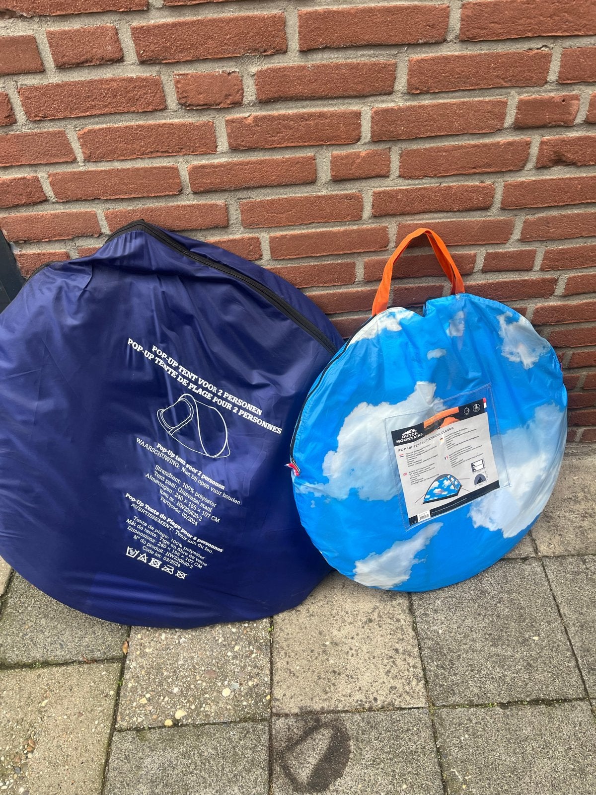 Pop-up strandtent voor 2 personen, Ophalen, Nieuw, Tot en met 2