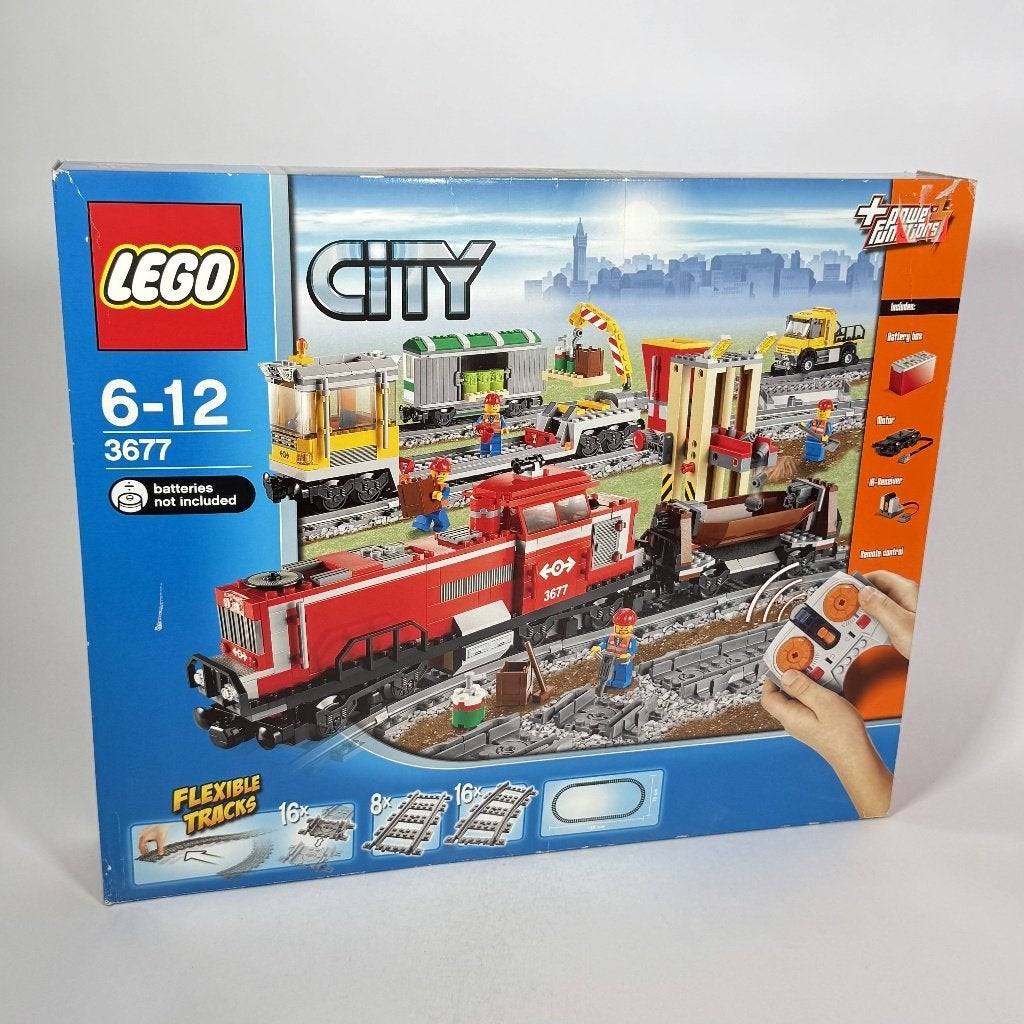 LEGO City 3677 Rode Goederentrein – Nieuw, City, Lego, Nieuw, Ophalen of Verzenden