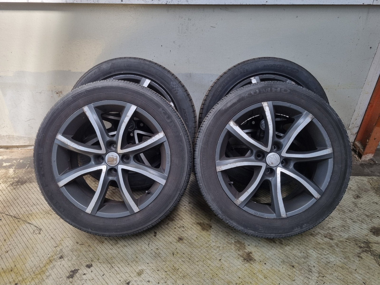 4x100 17 inch velgen met zomerbanden, Auto-onderdelen, Banden en Velgen, Ophalen, Gebruikt, Banden en Velgen, 17 inch
