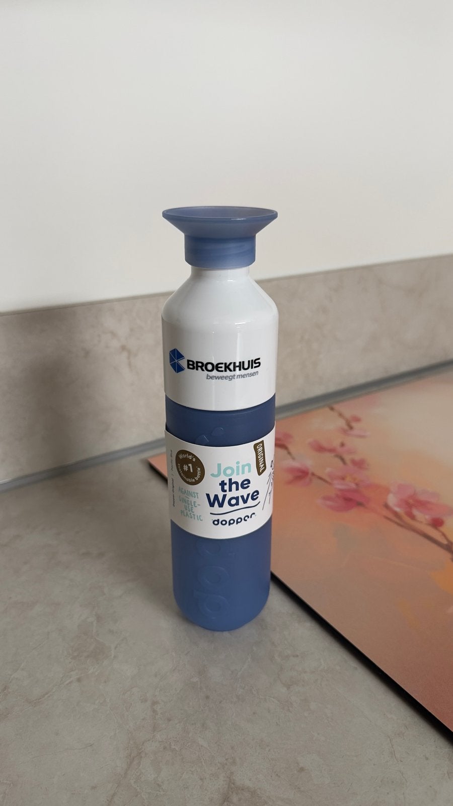 Dopper fles (blauw), Ophalen of Verzenden, Nieuw