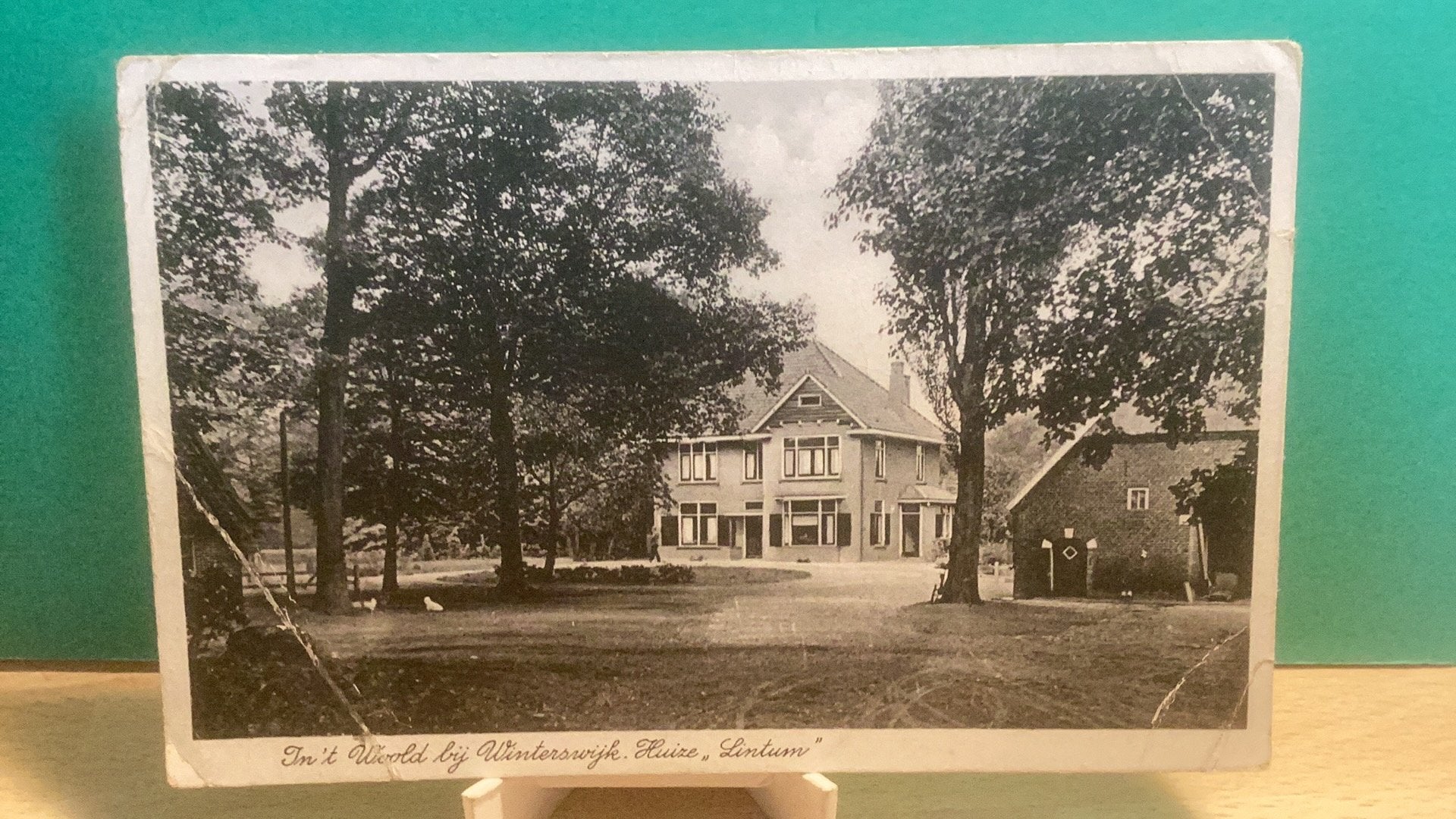 'In 't Woold bij Winterswijk, Huize Lintum.     327, Ophalen of Verzenden, Voor 1920, Gelopen, Gelderland