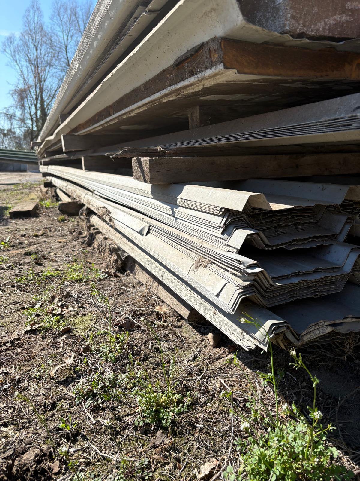 Damwand platen te koop, Doe-het-zelf en Verbouw, Metalen, Ophalen, Zo goed als nieuw, IJzer