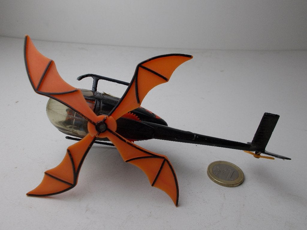 1976 Corgi Toys 925 BATCOPTER + BATMAN FIGUURTJE! (-B-), Hobby en Vrije tijd, Ophalen of Verzenden, Zo goed als nieuw, Overige typen