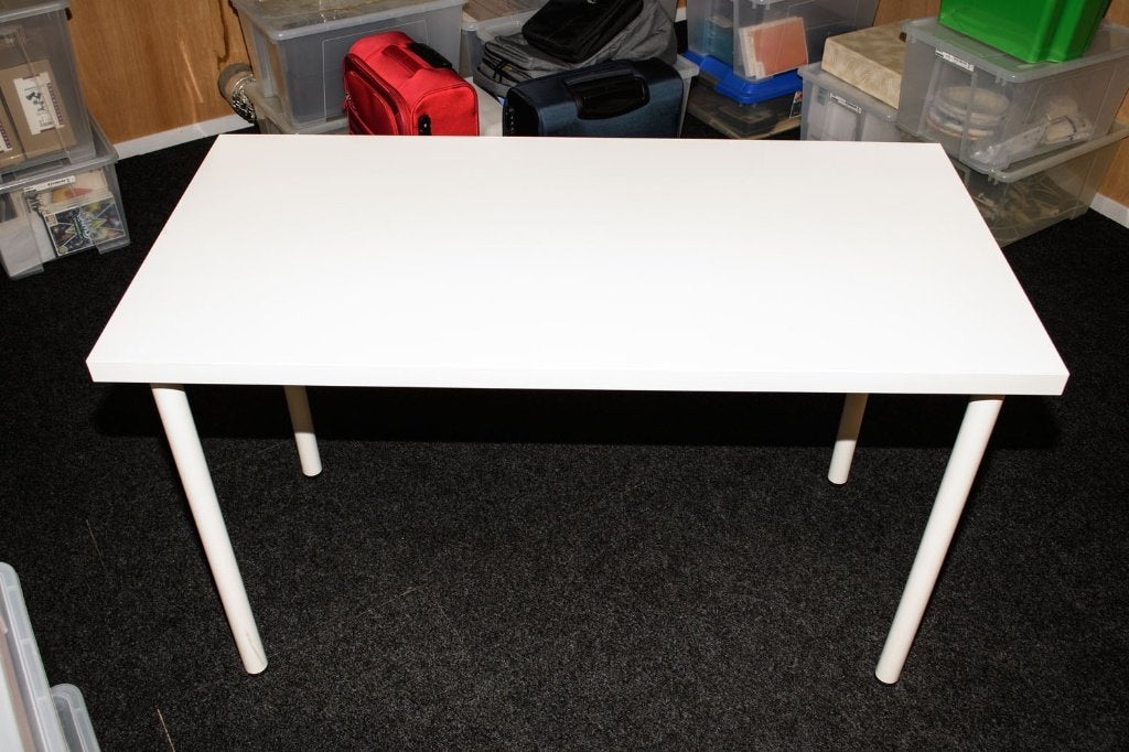 4x IKEA Linnmon tafel wit 100x60x74cm, Ophalen, Gebruikt, 100 tot 150 cm, 50 tot 100 cm