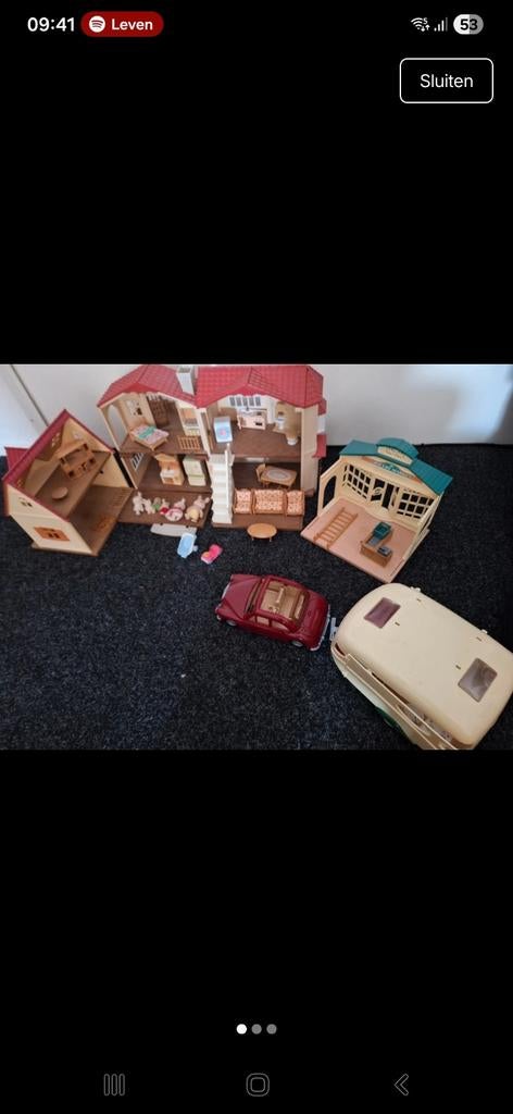 sylvanian families, Ophalen of Verzenden, Zo goed als nieuw, Poppenhuis