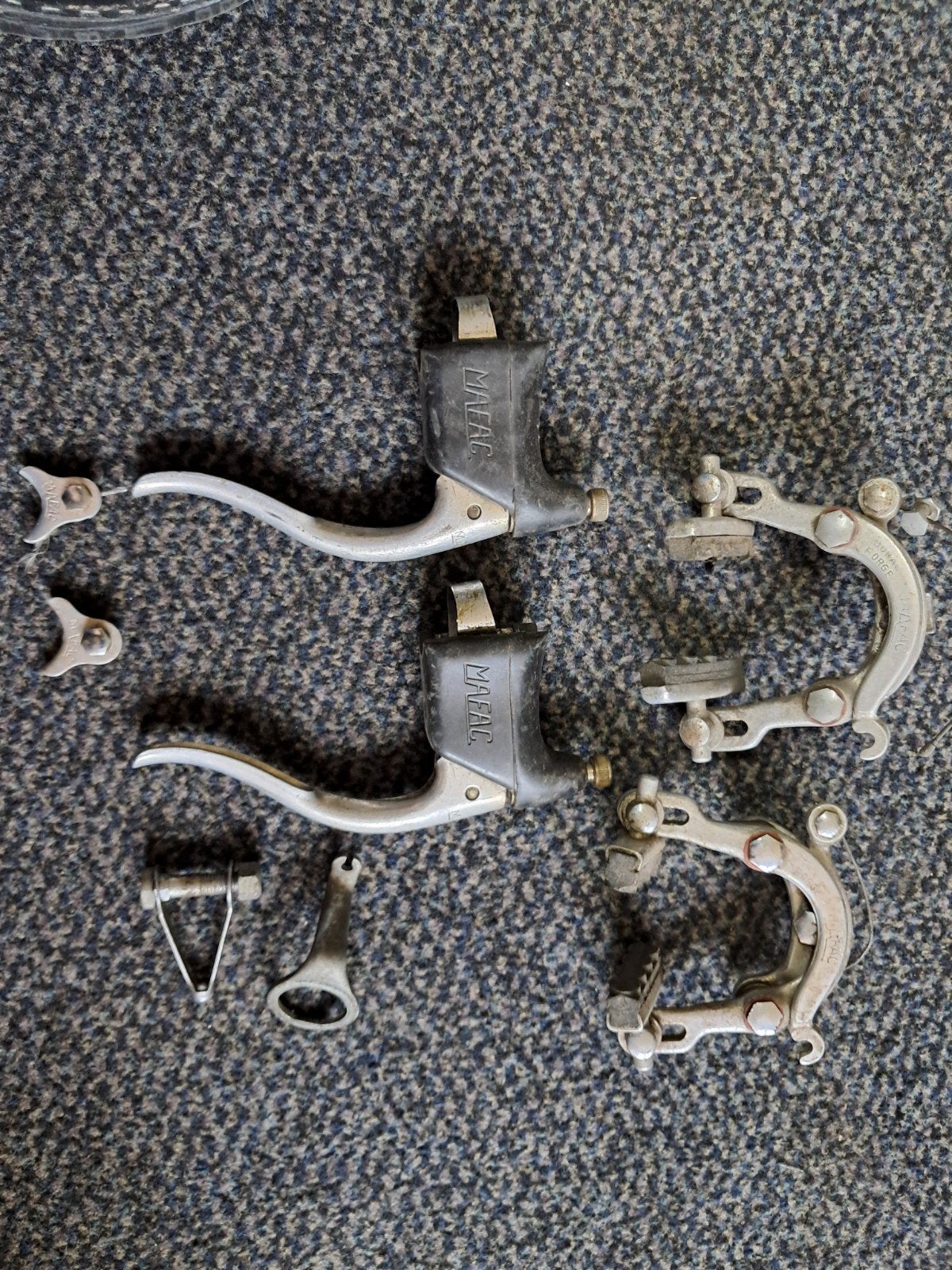 Mafac remgrepen en Dural forge centerpull remhoeven, Ophalen of Verzenden