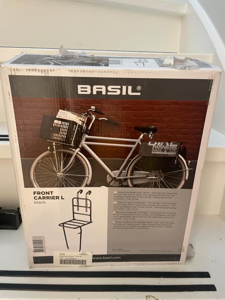 Basil voordrager L zwart - Nieuw in doos, Ophalen, Nieuw, Overige typen, Minder dan 20 kg