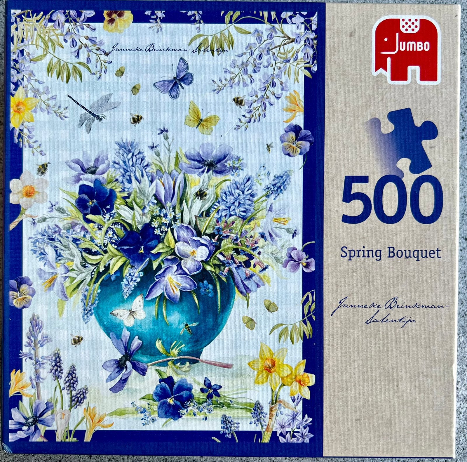 Janneke Brinkman “Spring Bouquet” 500 stukjes, Ophalen of Verzenden, 500 t/m 1500 stukjes, Zo goed als nieuw