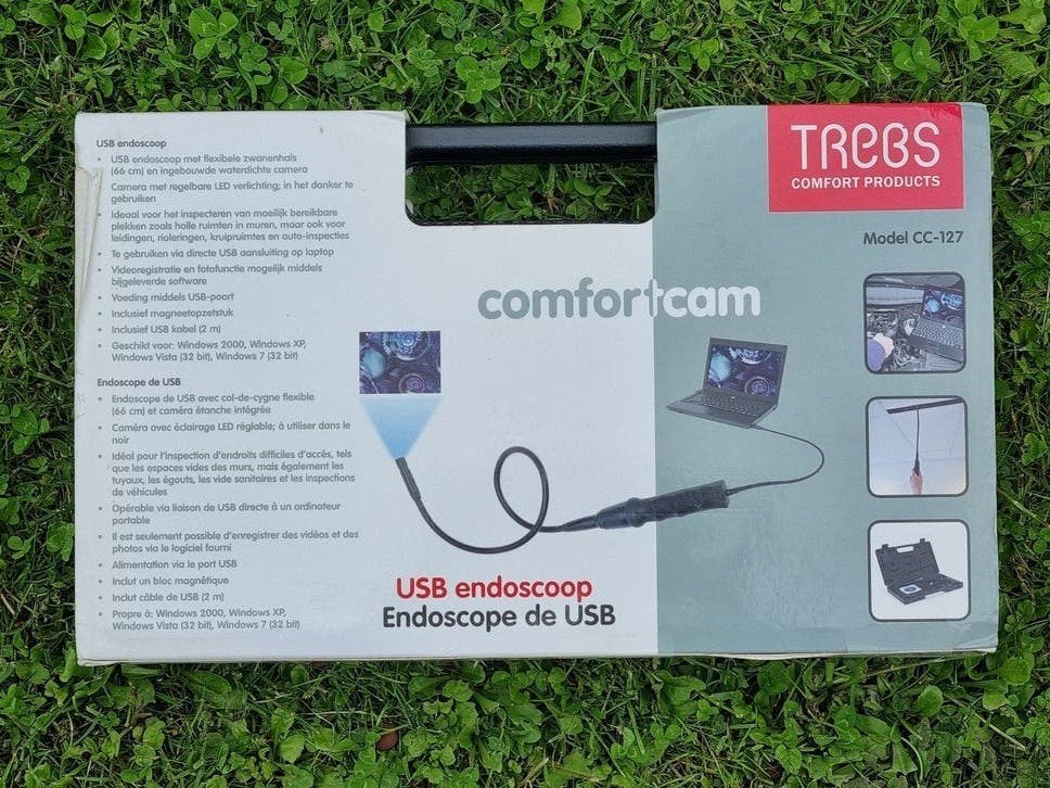 TREBS USB Endoscoop - Flexibele Camera met LED-verlichting, Ophalen of Verzenden, Zo goed als nieuw