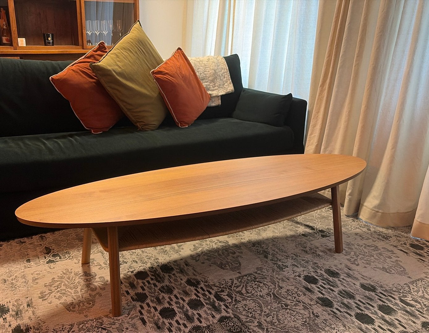 IKEA Stockholm Salontafel, Ophalen, 50 tot 100 cm, Zo goed als nieuw, 150 tot 200 cm