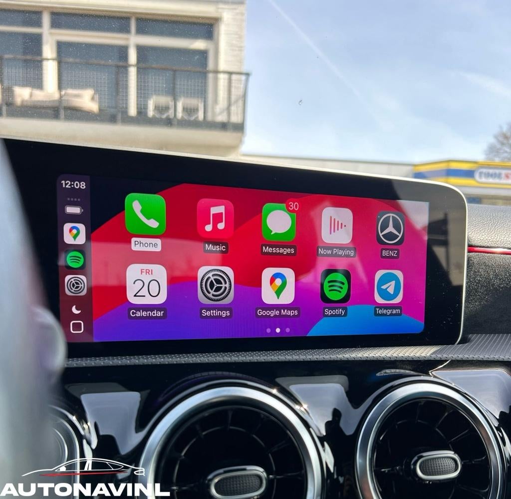 Mercedes MBUX Draadloos Fullscreen  CarPlay/Android Auto, Computers en Software, Navigatiesoftware, Nieuw, Update, Ophalen