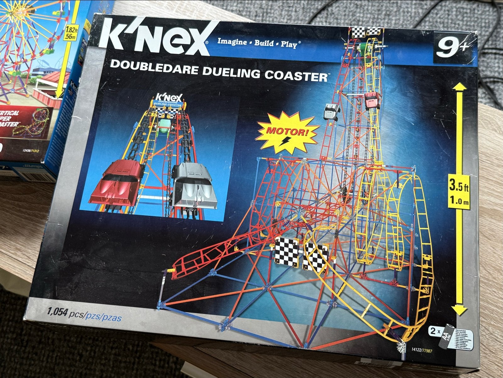 K'nex sets: Double Dare Dueling Coaster & Ferris Wheel, Kinderen en Baby's, Speelgoed | Bouwstenen, Ophalen of Verzenden, Nieuw