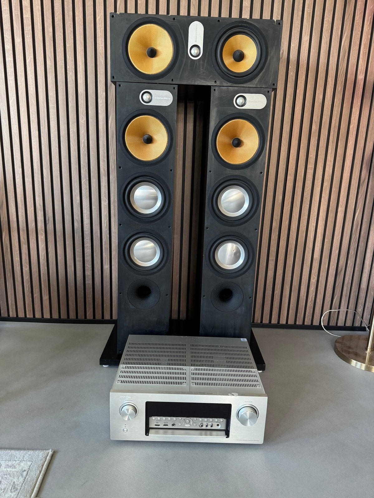 Complete Audio Set: Bowers & Wilkins 683 & Denon AVR-3313, Ophalen, Zo goed als nieuw, Denon