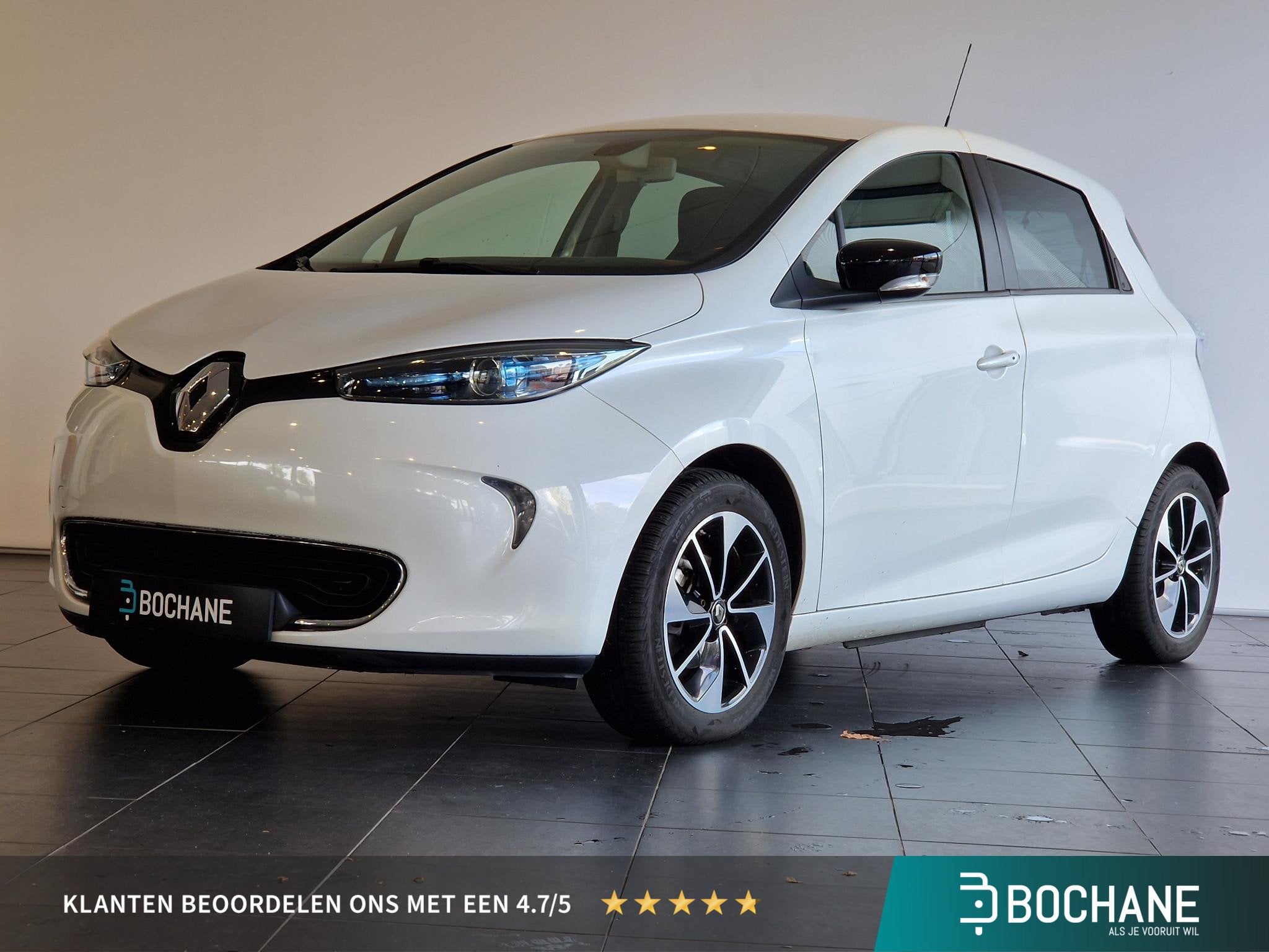 Renault ZOE R110 Limited 41 kWh | 86% SOH | KOOP ACCU | NAVI, Auto's, Gebruikt, 41 kWh, Met garantie (alle), Wit