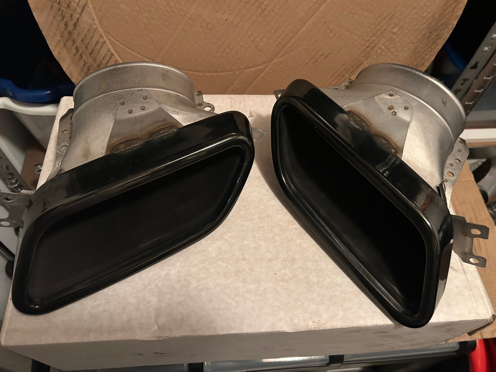 Mercedes AMG GT S 190 einddemper sierstukken tailpipe trim, Ophalen, Gebruikt, Mercedes-Benz