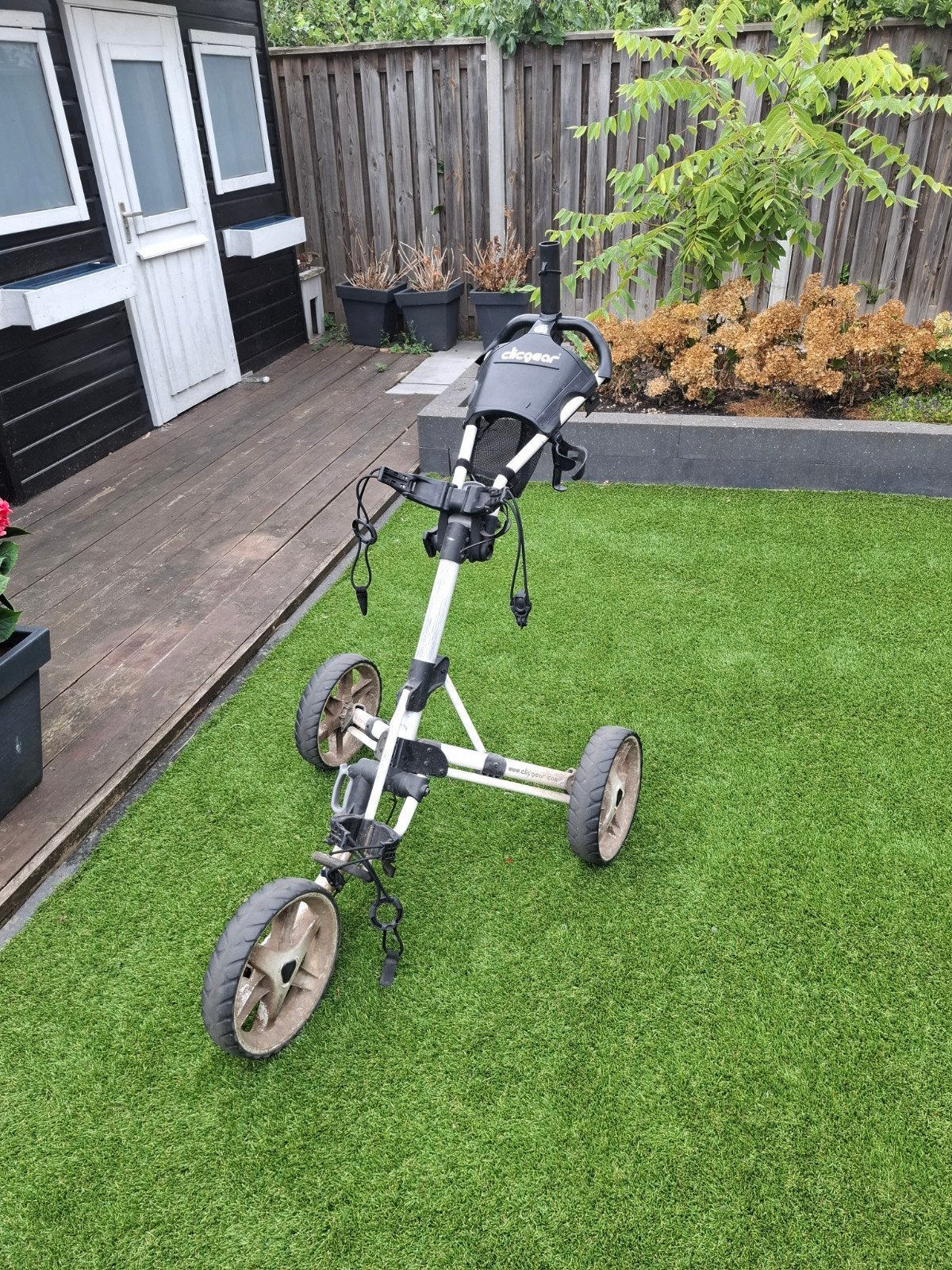 Clicgear Model 3.5+ Golftrolley - Gebruikt, Sport en Fitness, Golf, Ophalen of Verzenden, Gebruikt, Golfkar, Overige merken