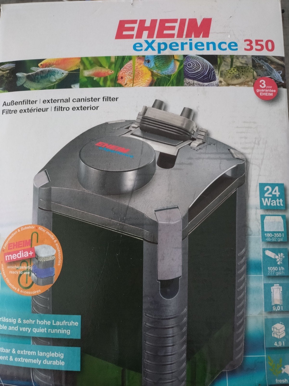Eheim experience 350. Buitenfilter., Dieren en Toebehoren, Pomp, Ophalen of Verzenden, Zo goed als nieuw, Eheim