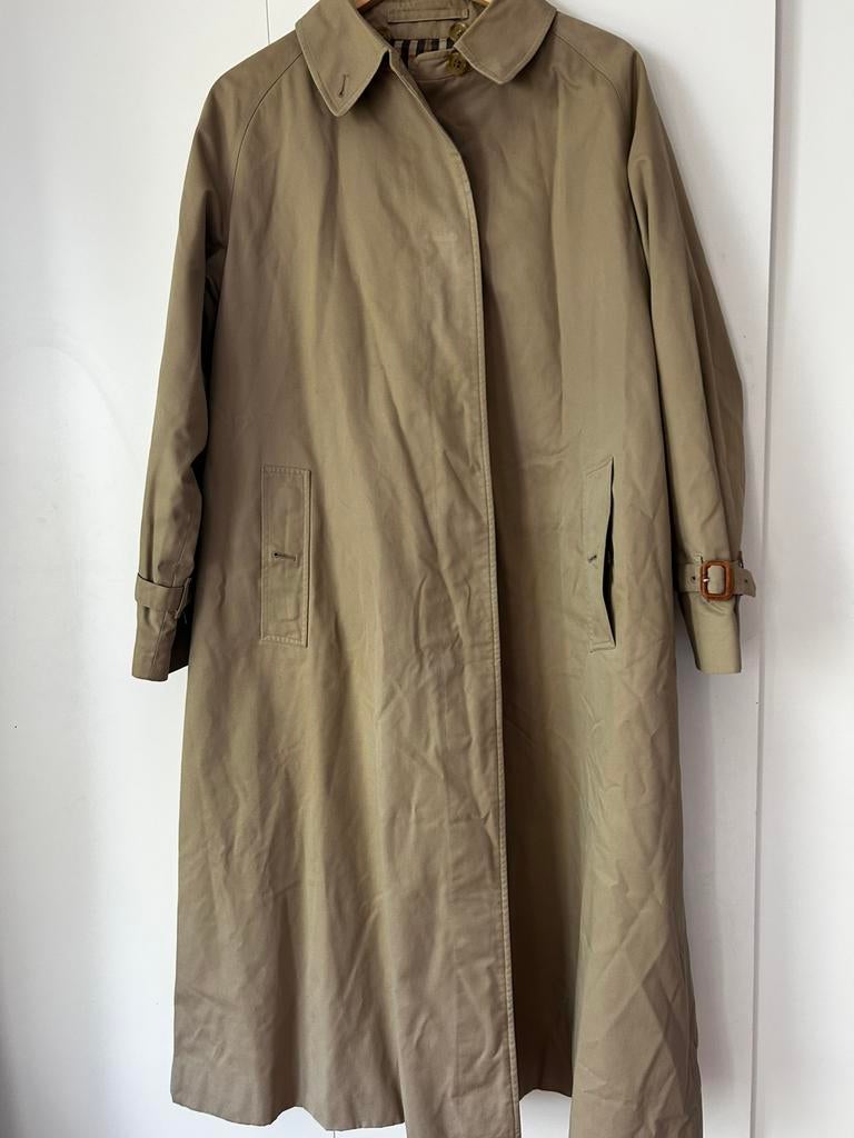 Vintage burberry burberrys nova trenchcoat 42 oversized, Ophalen of Verzenden, Gedragen, Maat 42/44 (L)